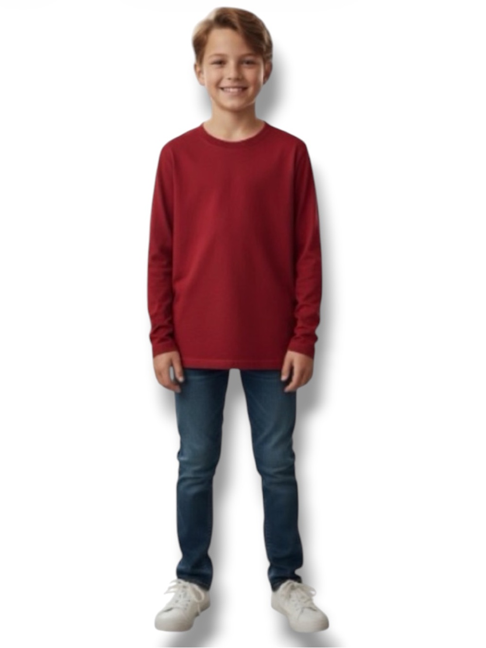 URBAN PIPELINE Kohl’s NWT Burgundy Long Sleeve Tee Boy’s M Red BackToSchool 🍭